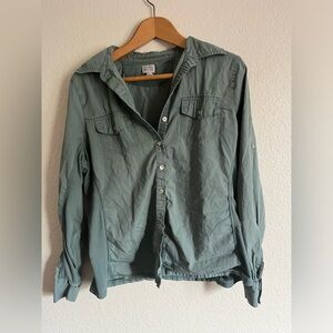 Converse long sleeve summer shacket